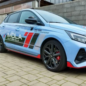 Detailný pohľad na športové disky kolies Hyundai i20N