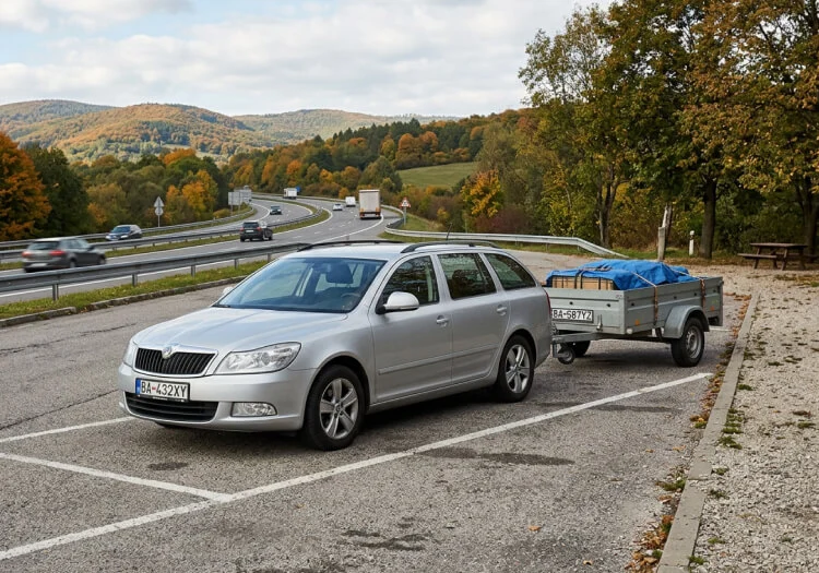 Jazda s prívesom a vodičský preukaz skupiny BE na Slovensku